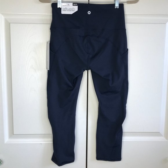 RBX Active Squat Proof High Waist Capri Legging S - Picture 9 of 14